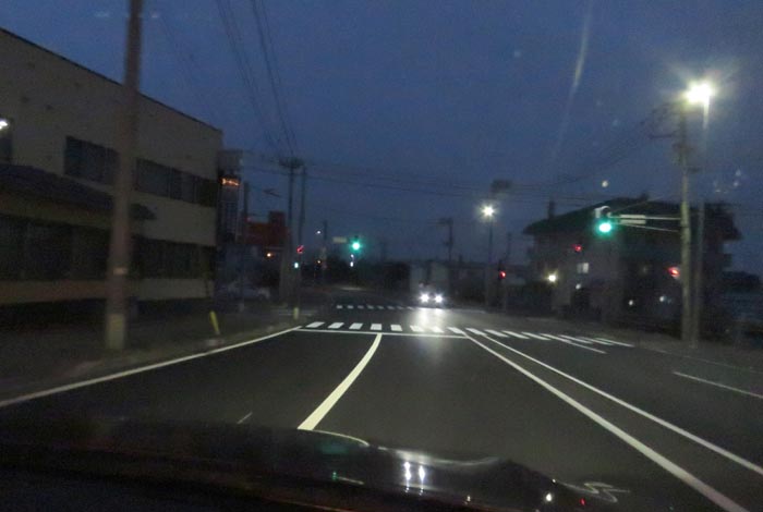webnews今朝の北見／無加川橋を渡り南大通り交差点方向