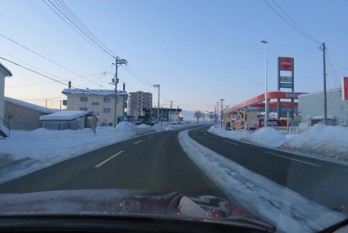 webnews今朝の北見／無加川橋手前