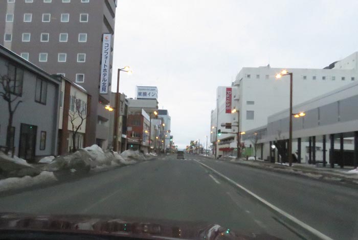 webnews今朝の北見/国道39号、大通り西2丁目交差点