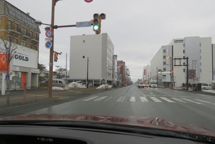 webnews今朝の北見/国道39号、大通り西3丁目、為山堂医院横