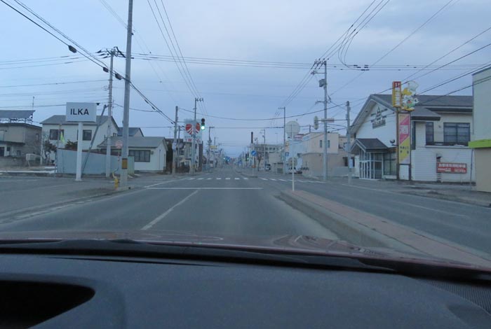 webnews今朝の北見/とん田通り、南大通り交差点から国道39号方向