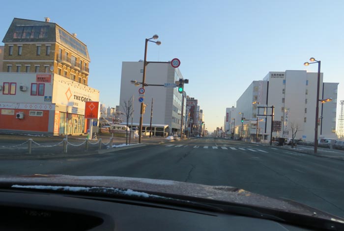 webnews今朝の北見/国道39号、大通り西3丁目、為山堂医院横