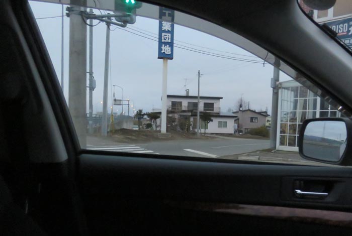 webnews今朝の北見／写真奥が国道39号方向