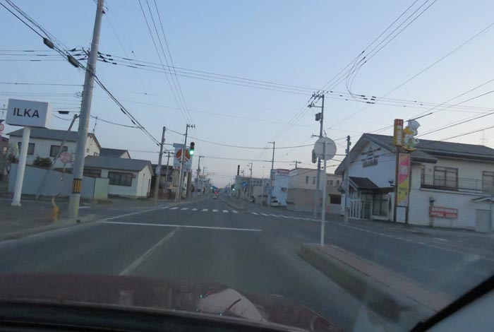 webnews今朝の北見/とん田通り、南大通り交差点から国道39号方向