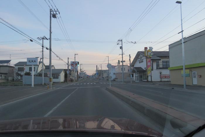 webnews今朝の北見/とん田通り、南大通り交差点から国道39号方向