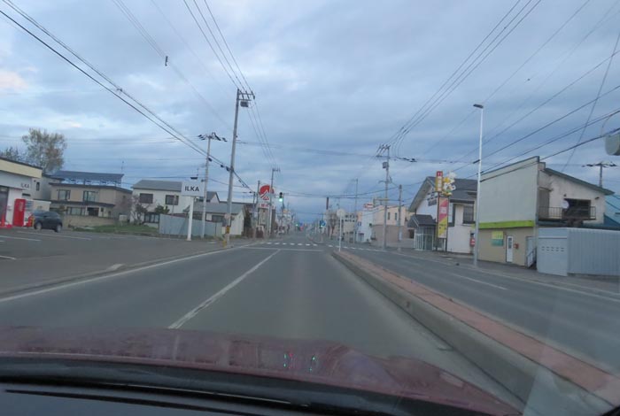 webnews今朝の北見/とん田通り、南大通り交差点から国道39号方向