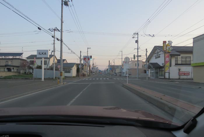 webnews今朝の北見/とん田通り、南大通り交差点から国道39号方向