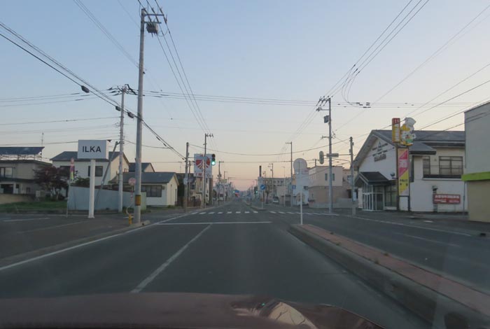 webnews今朝の北見/とん田通り、南大通り交差点から国道39号方向