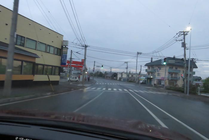 webnews今朝の北見/無加川橋を渡り南大通り交差点方向