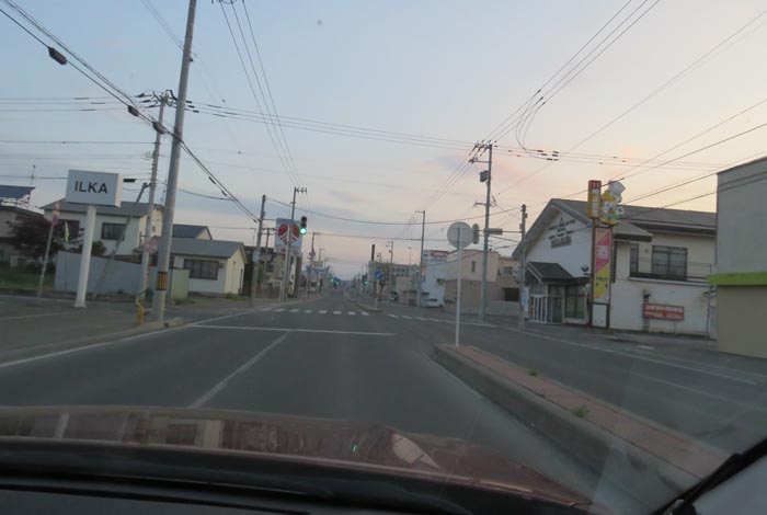 webnews今朝の北見/とん田通り、南大通り交差点から国道39号方向