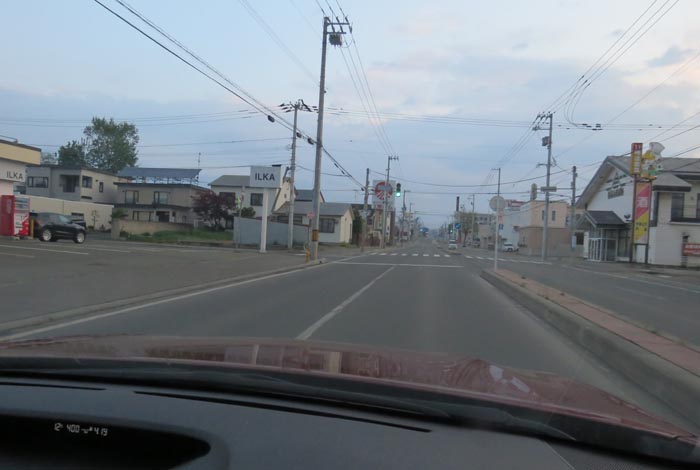 webnews今朝の北見/とん田通り、南大通り交差点から国道39号方向