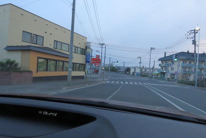webnews今朝の北見/無加川橋を渡り南大通り交差点方向