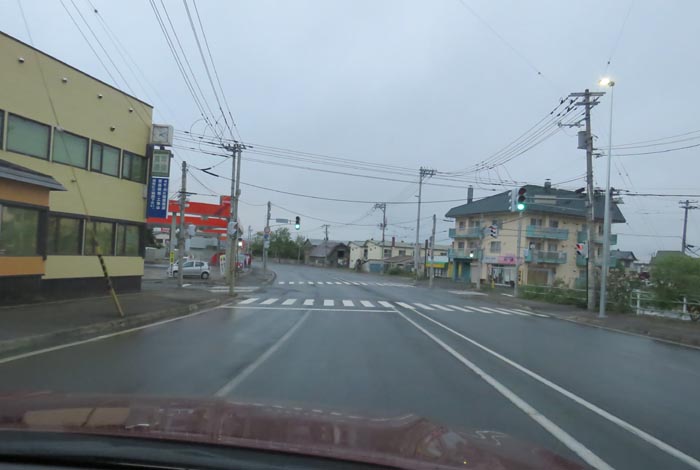 webnews今朝の北見/無加川橋を渡り南大通り交差点方向
