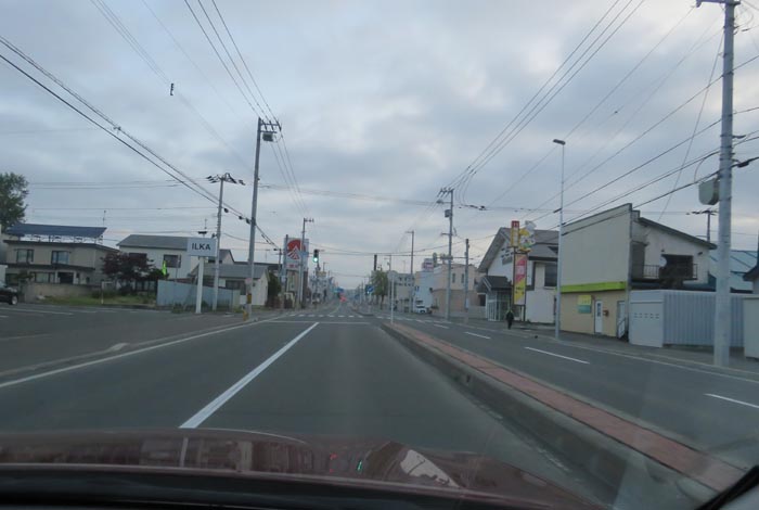 webnews今朝の北見/とん田通り、南大通り交差点から国道39号方向
