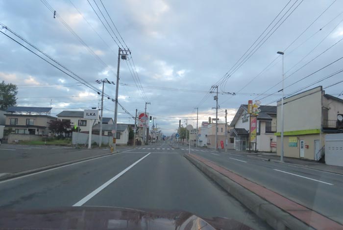 webnews今朝の北見/とん田通り、南大通り交差点から国道39号方向