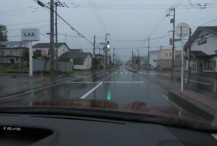 webnews今朝の北見/とん田通り、南大通り交差点から国道39号方向
