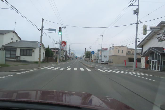 webnews今朝の北見/とん田通り、南大通り交差点から国道39号方向