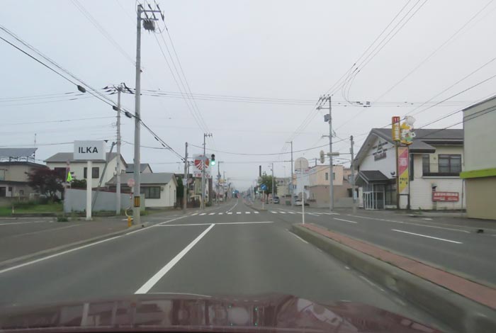 webnews今朝の北見/とん田通り、南大通り交差点から国道39号方向
