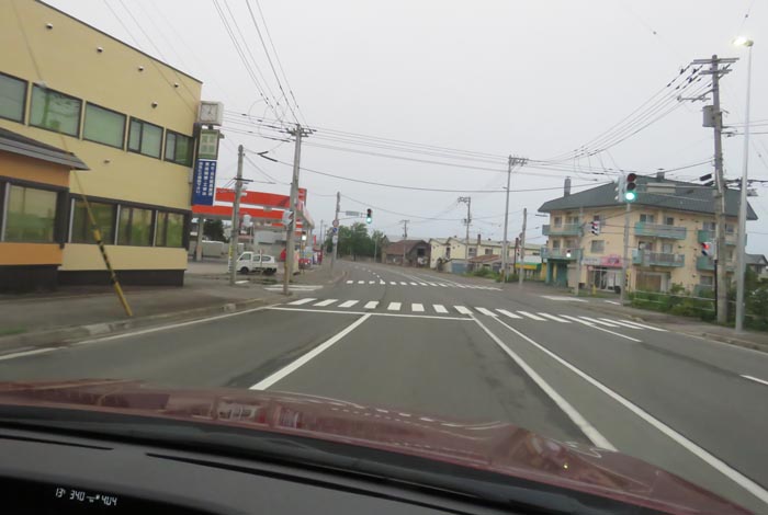 webnews今朝の北見／無加川橋を渡り南大通り交差点方向