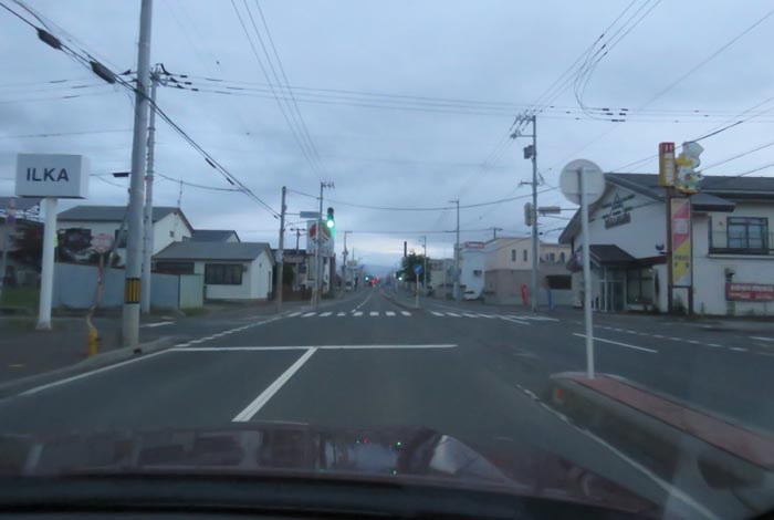 webnews今朝の北見/とん田通り、南大通り交差点から国道39号方向