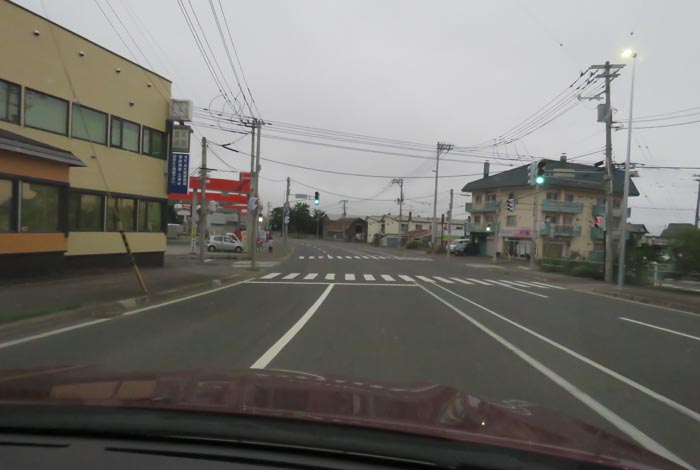 webnews今朝の北見/無加川橋を渡り南大通り交差点方向