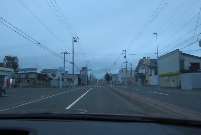webnews今朝の北見/とん田通り、南大通り交差点から国道39号方向