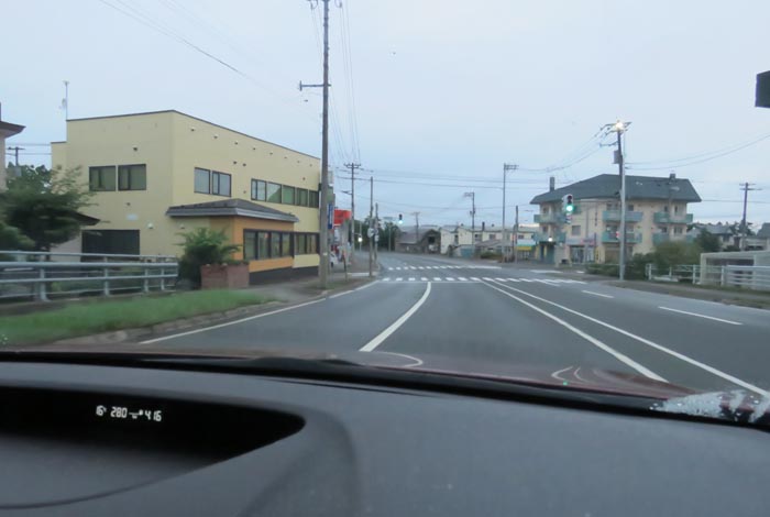 webnews今朝の北見/無加川橋を渡り南大通り交差点方向