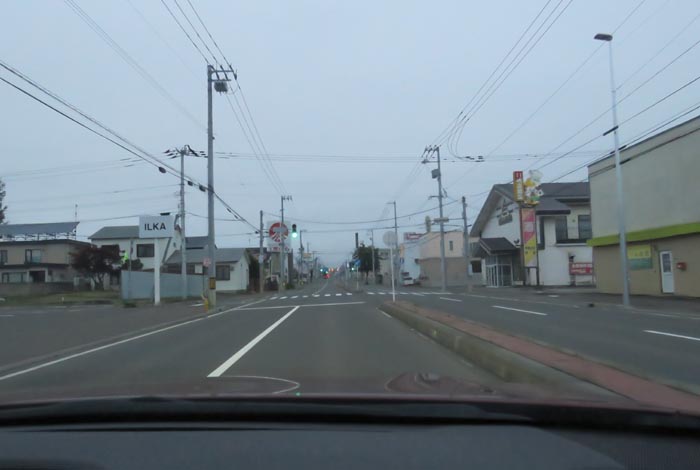 webnews今朝の北見/とん田通り、南大通り交差点から国道39号方向