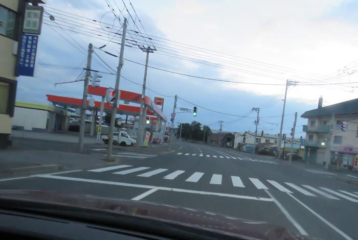 webnews今朝の北見/無加川橋を渡り南大通り交差点方向