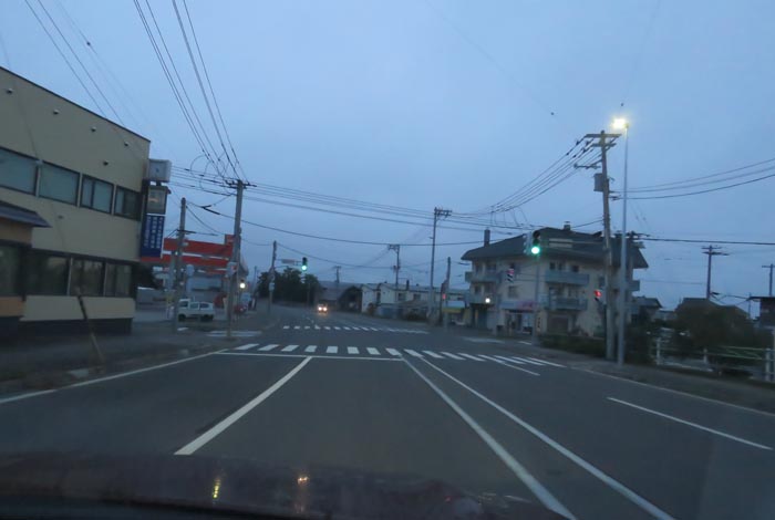 webnews今朝の北見/無加川橋を渡り南大通り交差点方向