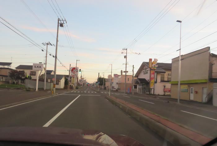 webnews今朝の北見/とん田通り、南大通り交差点から国道39号方向