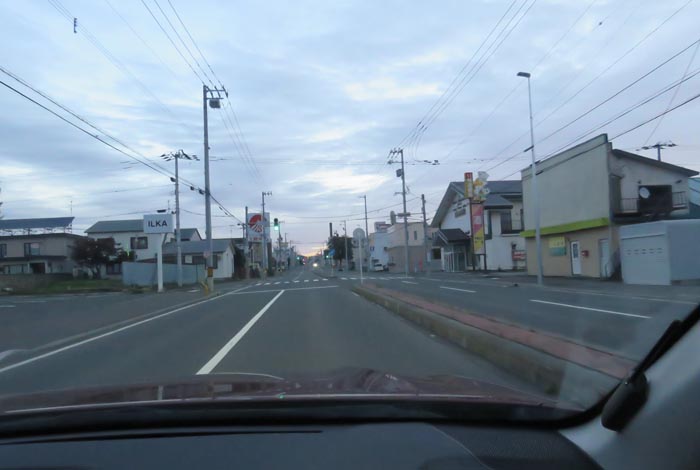 webnews今朝の北見/とん田通り、南大通り交差点から国道39号方向