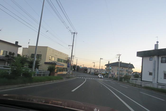 webnews今朝の北見/無加川橋を渡り南大通り交差点方向
