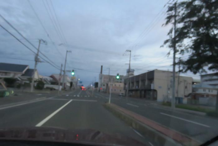 webnews今朝の北見/とん田通り、南大通り交差点から国道39号方向
