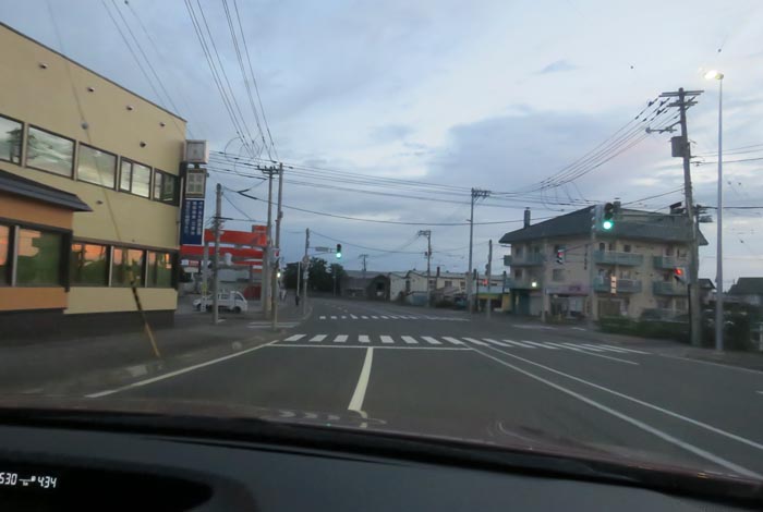 webnews今朝の北見/無加川橋を渡り南大通り交差点方向