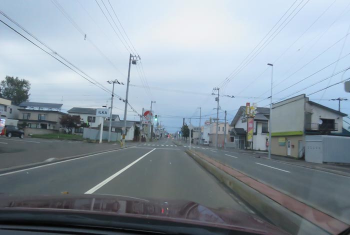 webnews今朝の北見/とん田通り、南大通り交差点から国道39号方向