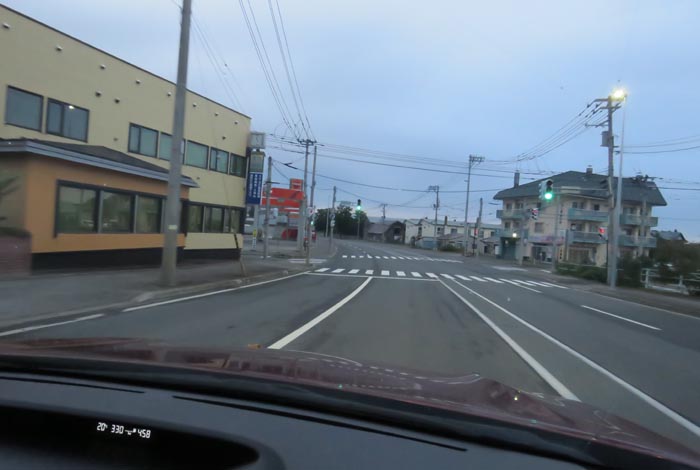 webnews今朝の北見/無加川橋を渡り南大通り交差点方向