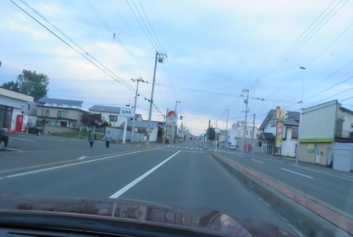 webnews今朝の北見/とん田通り、南大通り交差点から国道39号方向