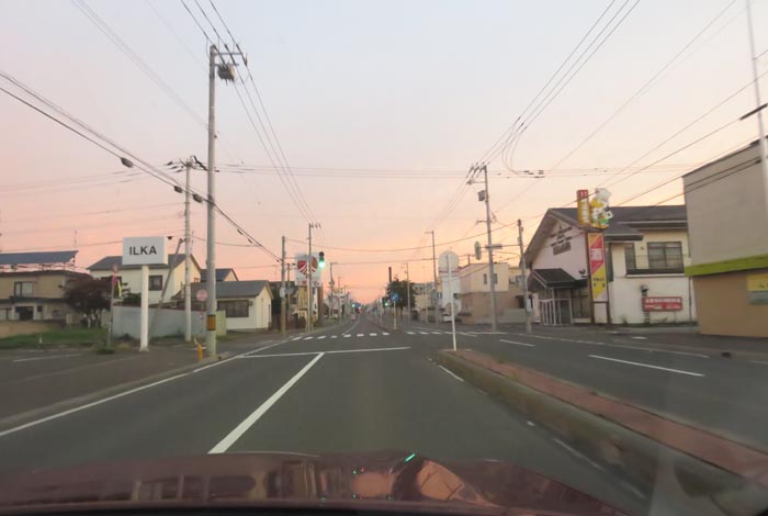 webnews今朝の北見/とん田通り、南大通り交差点から国道39号方向