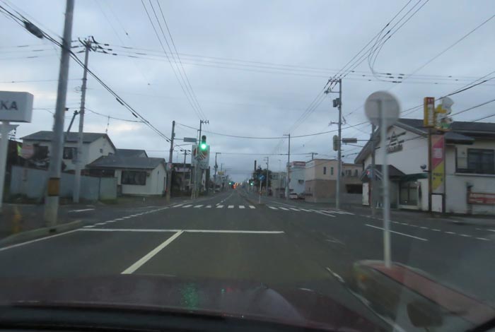 webnews今朝の北見/とん田通り、南大通り交差点から国道39号方向