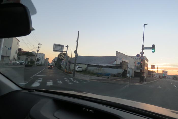 webnews今朝の北見/交差点から北4条通り側のパレスビル方向