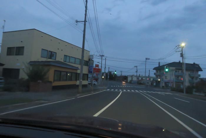 webnews今朝の北見/無加川橋を渡り南大通り交差点方向