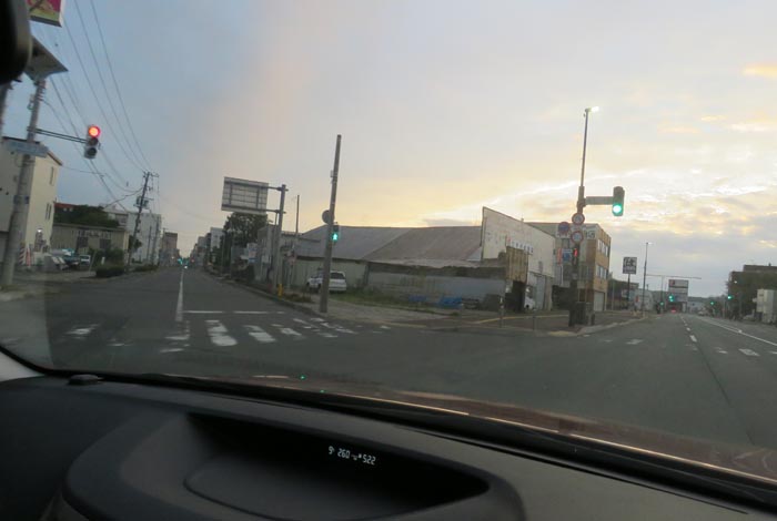 webnews今朝の北見/交差点から北4条通り側のパレスビル方向