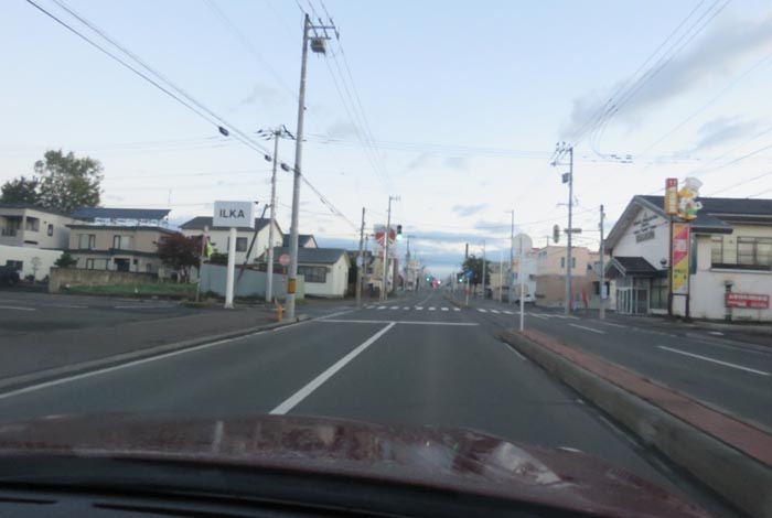 webnews今朝の北見/とん田通り、南大通り交差点から国道39号方向