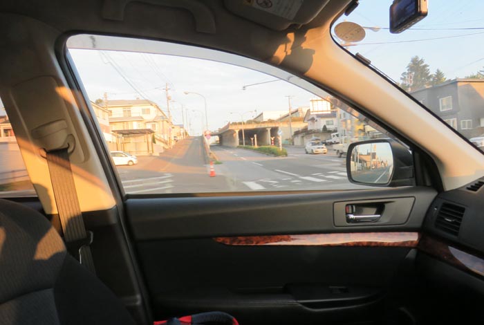 webnews今朝の北見/東9丁目歩道橋の交差点から左