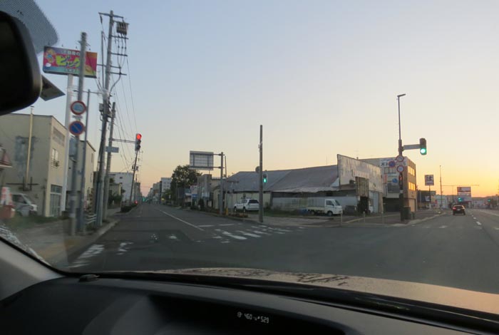 webnews今朝の北見/交差点から北4条通り側のパレスビル方向