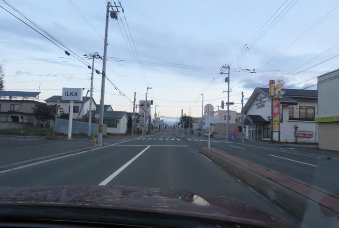 webnews今朝の北見/とん田通り、南大通り交差点から国道39号方向