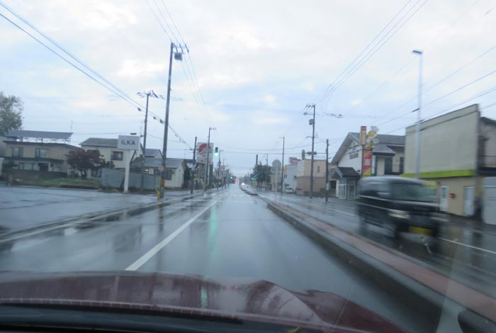 webnews今朝の北見/とん田通り、南大通り交差点から国道39号方向