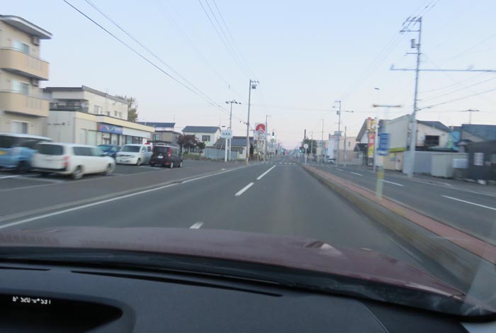webnews今朝の北見/とん田通り、南大通り交差点から国道39号方向