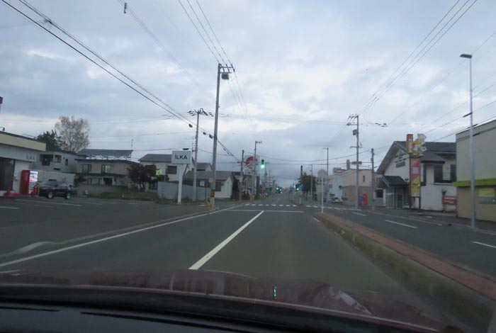 webnews今朝の北見/とん田通り、南大通り交差点から国道39号方向